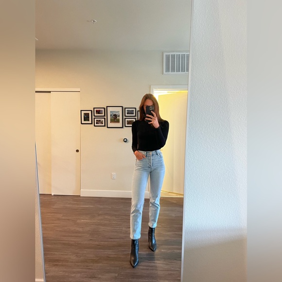 ARITZIA DENIM FORUM ARLO BLONDIE BLEU SIZE 24. WORN ONCE. - Picture 3 of 6